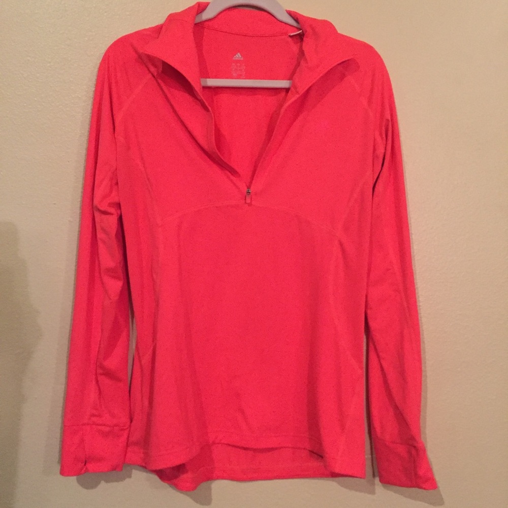 Adidas Quarter Zip Climalite Jacket
